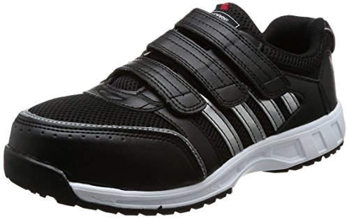 [CO-COS] [コーコス信岡] メッシュ セーフティスニーカー JSAA規格 高通気メッシュ 耐滑 耐油 衝撃吸収 反射テープ ANDARE SCHIETTI メンズ ブラック 26.5 cm 4E A-45000